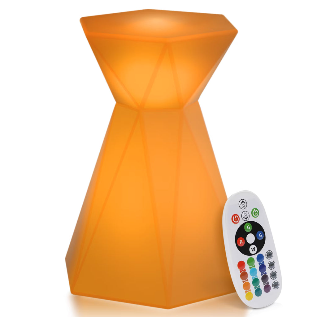 Hexagonal LED Light Up Bar Table with Remote Control P774054