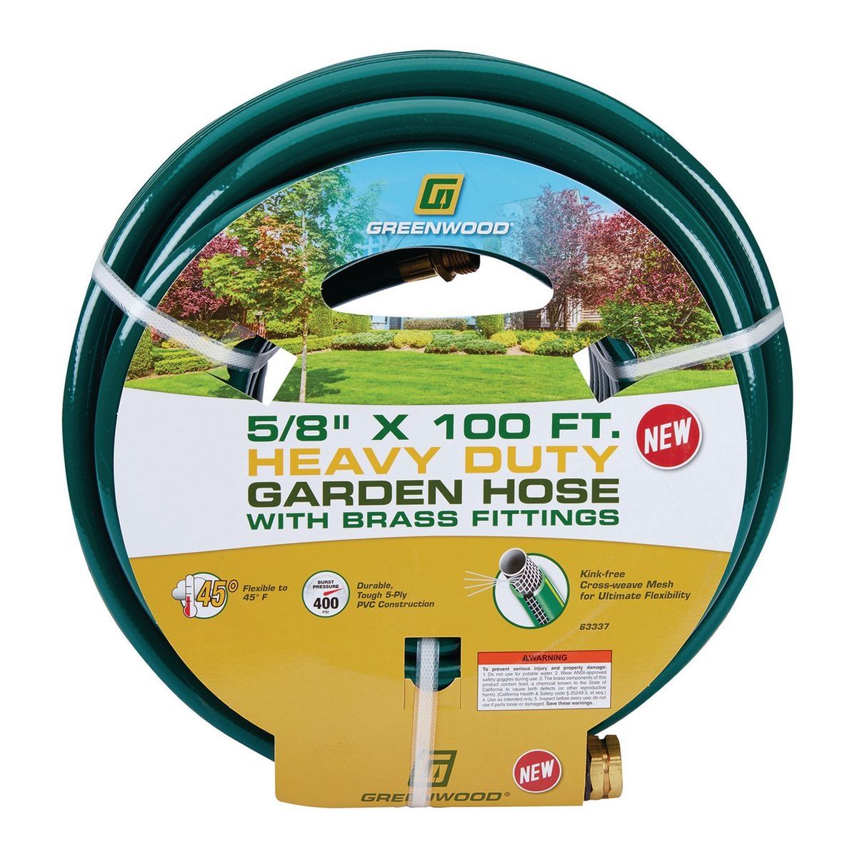 100 ft. 5/8 in. Garden Hose W513848