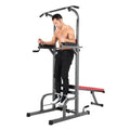Power Tower with Push Up, Pull Up, and Dip Stations P1284