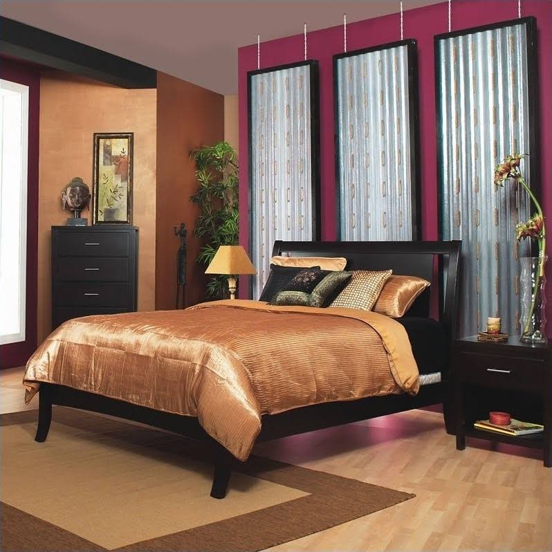 California King Low Profile Sleigh Bed S75314