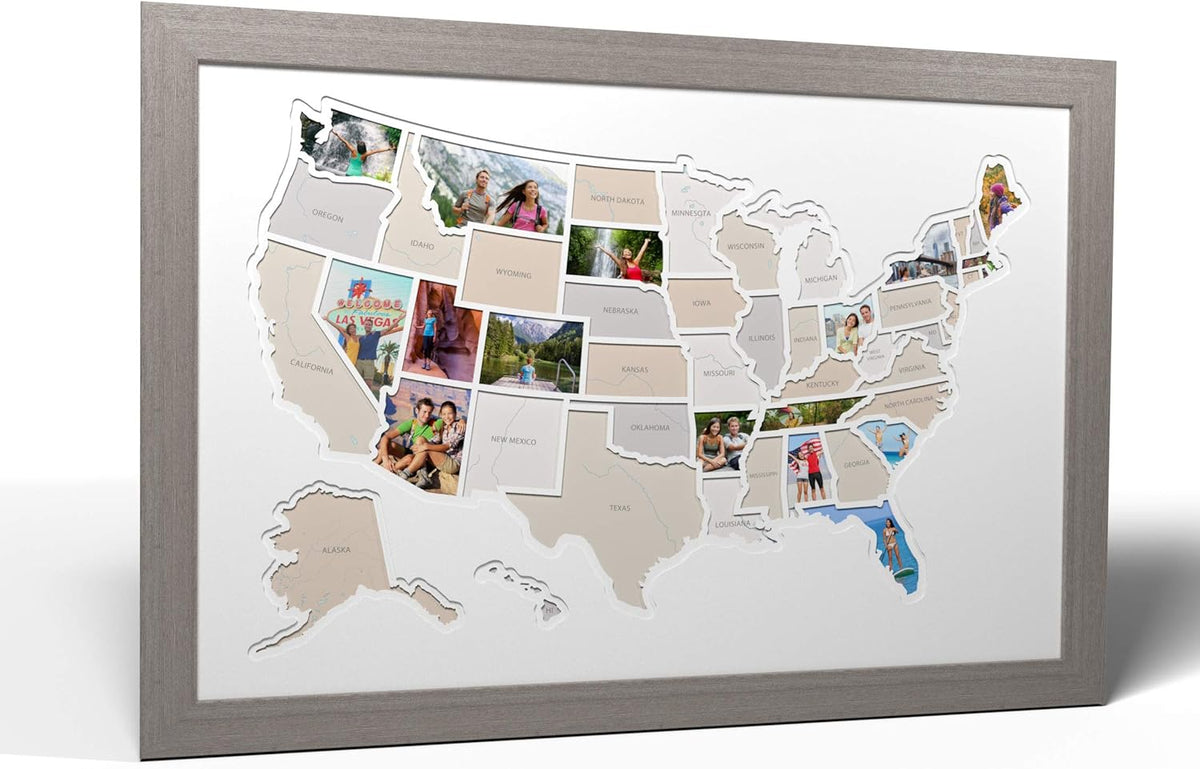 50 States USA Photo Map Q453