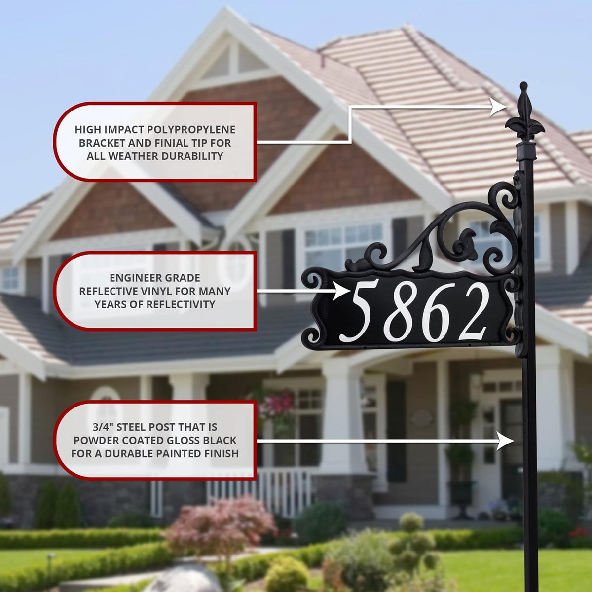 Address Yard Sign E295177
