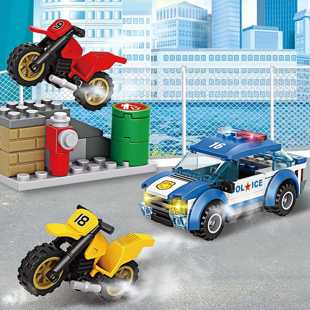 362 Pieces Police Car Building Block Set Pack of 2 M490464