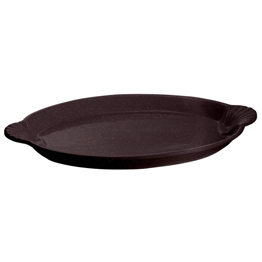 Sand Cast Aluminum Oval Shell Platter A25094