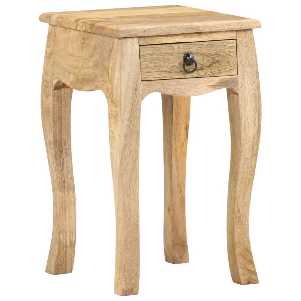 Solid Mango Wood Bed Cabinet V14663