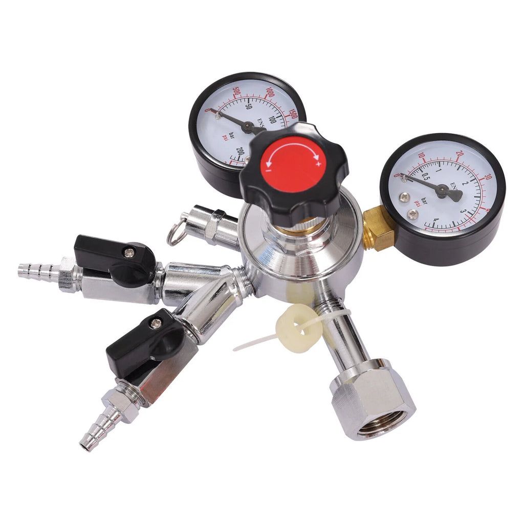 Stainless Steel Beer Tower Kit with Dual Gauge Regulator W55262