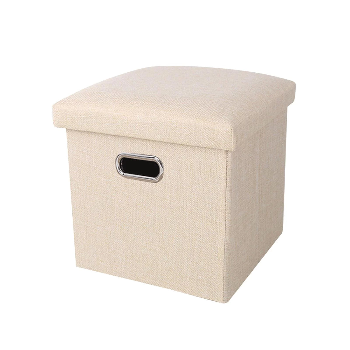 Beige Storage Ottoman Bench Y93585
