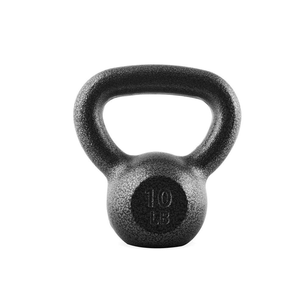 Black Cast Iron Kettlebell 10 lb P1096