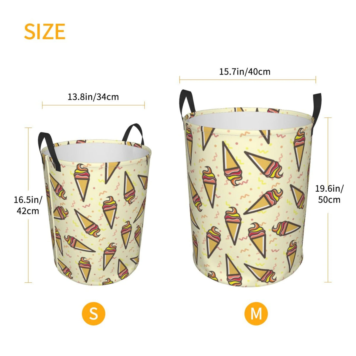 Waterproof Laundry Hamper with Handle J276811