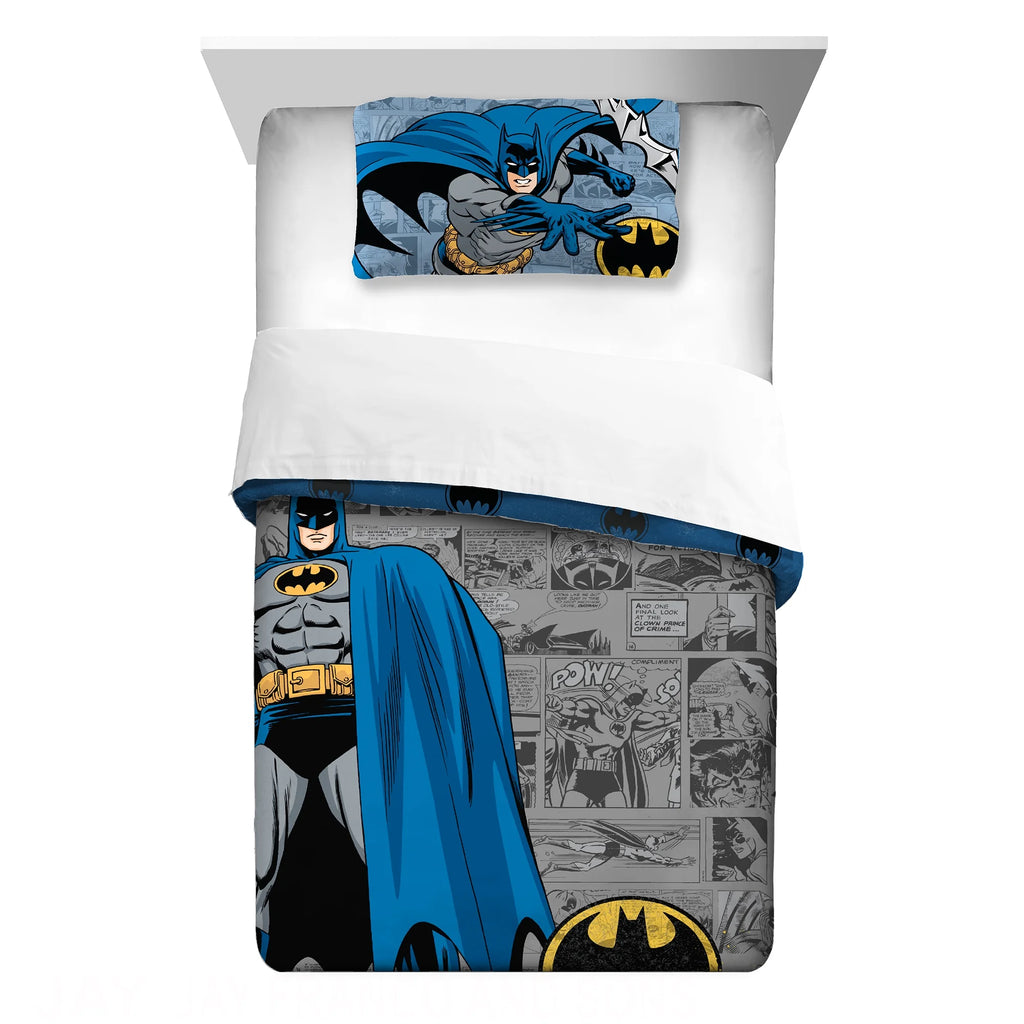 Kids Comforter and Pillowcase 2-Piece Set Twin/Full Reversible V8893