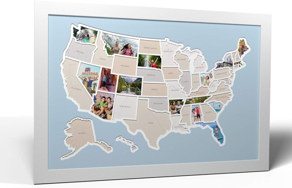50 States USA Photo Map Q453