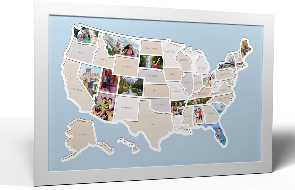 50 States USA Photo Map Q453