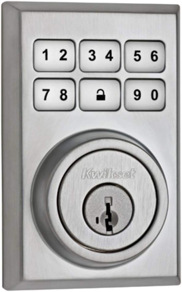 Satin Nickel Z-Wave Deadbolt N2907