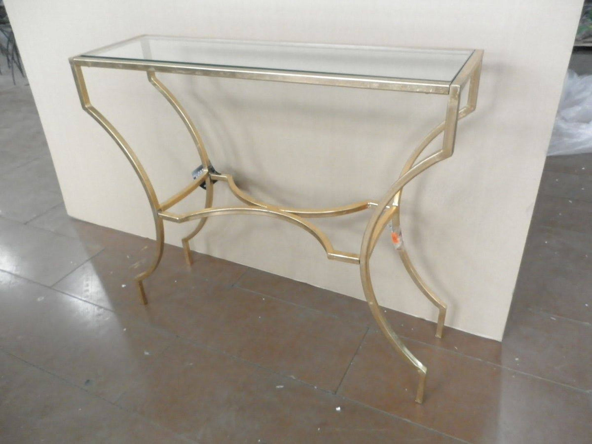 Gold/Glass Console K39059