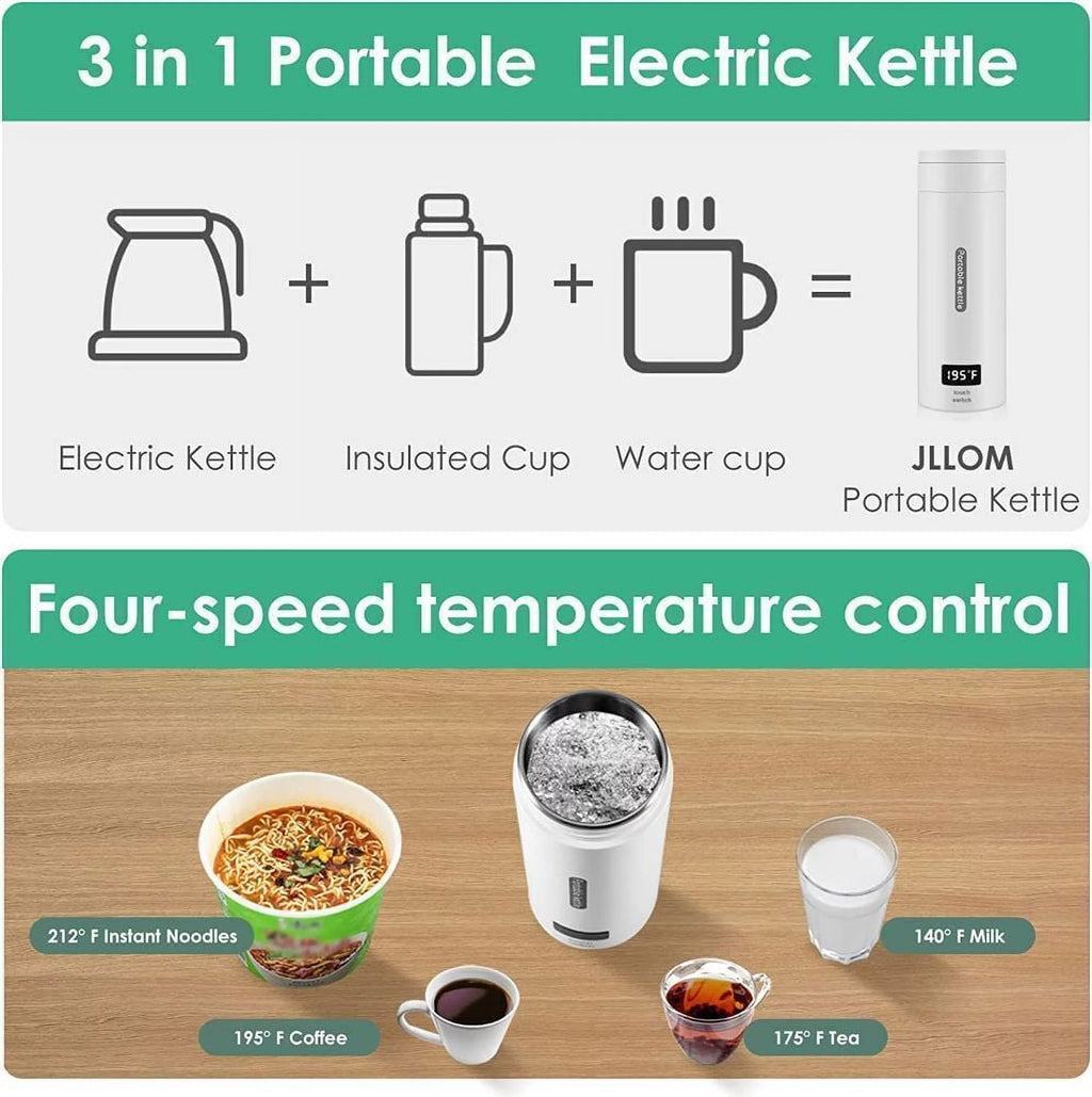 380ml Portable Electric Water Kettle X29885