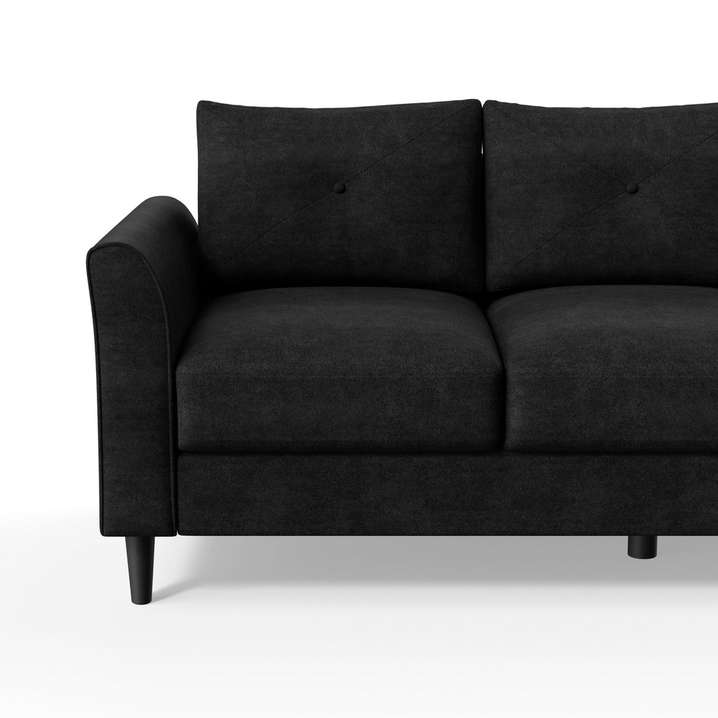 Black Sofa Couch F117