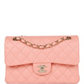 Pink Lambskin Classic Flap Bag R7860