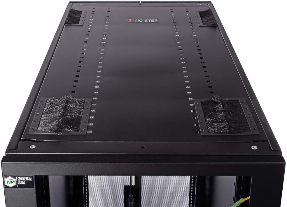 42U Server Rack Cabinet with Glass Door L61278
