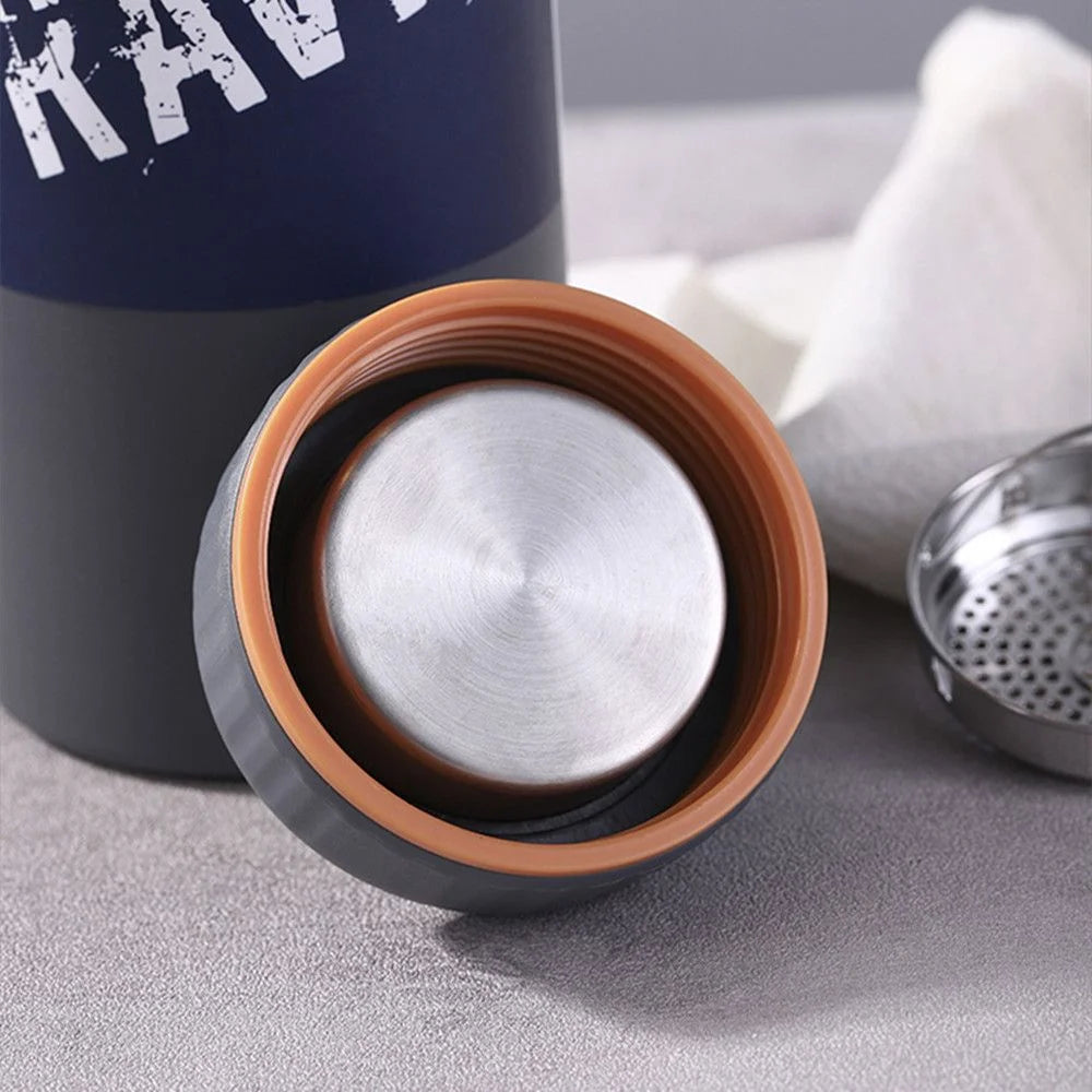 800ml Insulated Stainless Steel Sports Water Bottle Thermal Mug V4152