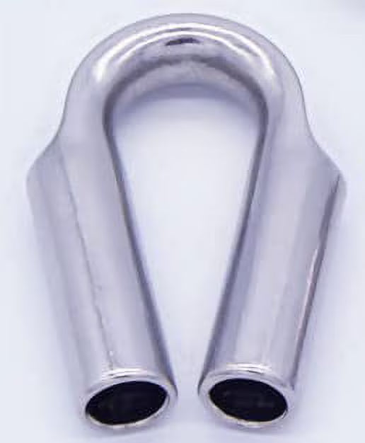 316 Stainless Steel Wire Rope Tube Thimble (14mm, 100-Pack) O74786