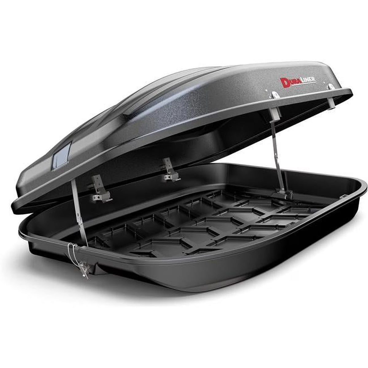 10 cu. ft. Black Rooftop Cargo Carrier Box E2584