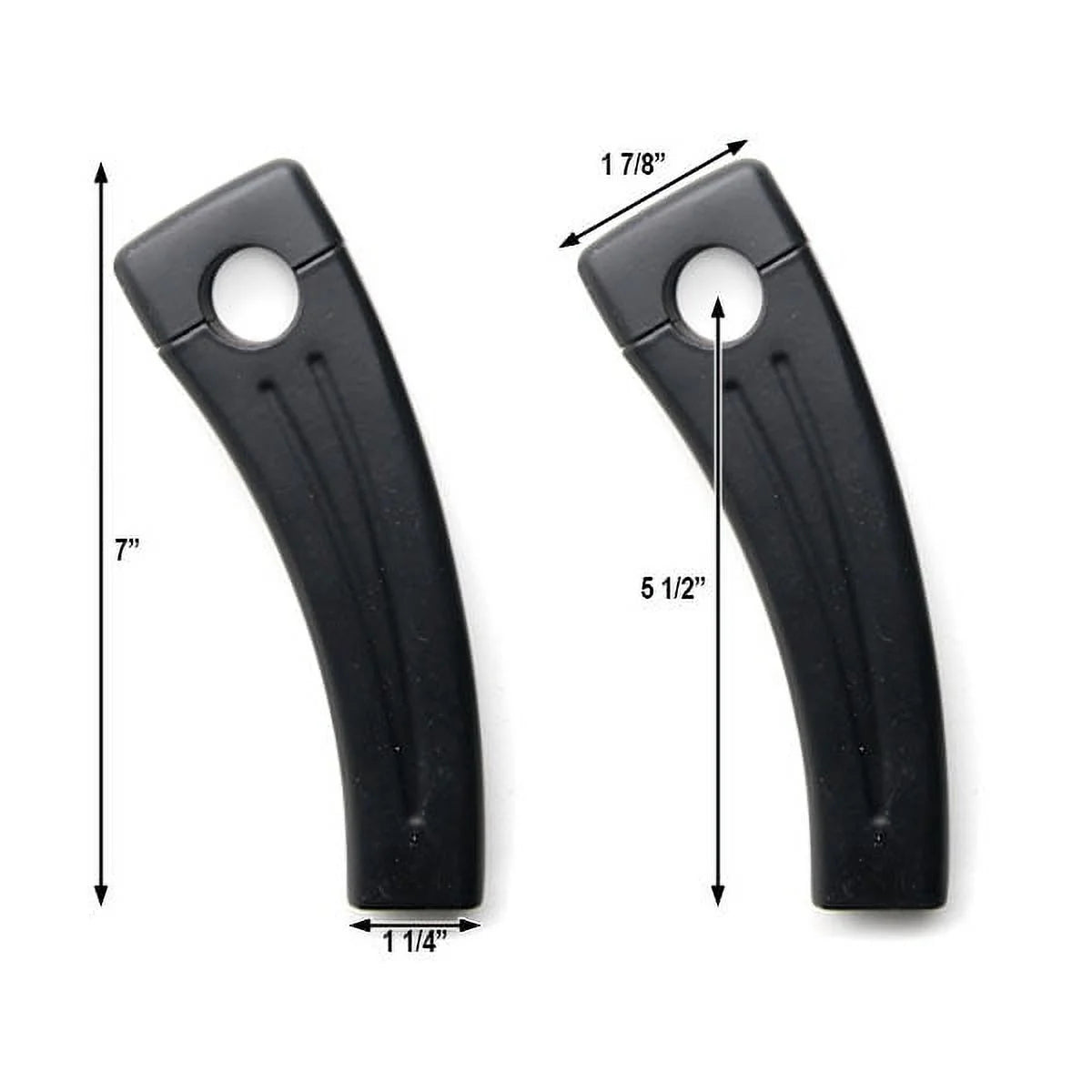 5.5" Black Bike Handlebar Pullback Risers 7/8" D113839