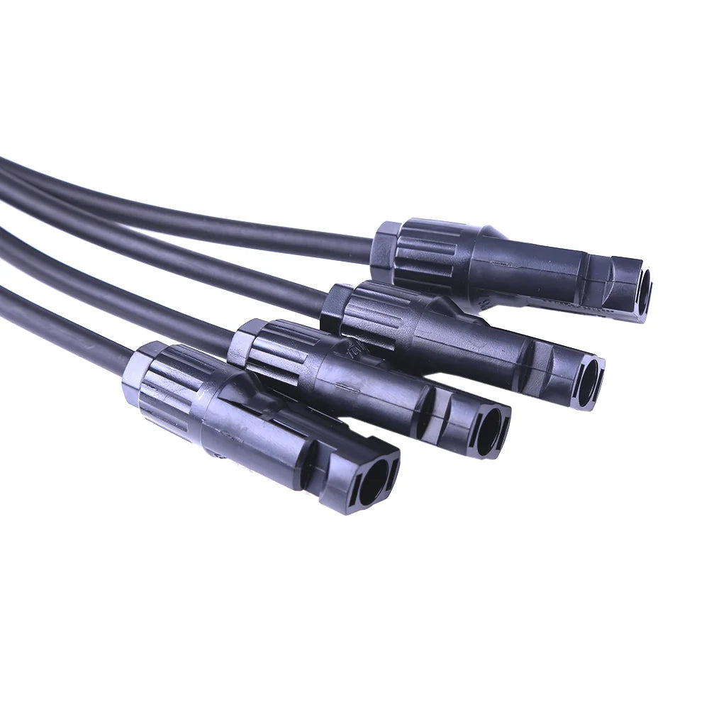 Y Type 1 to 4 MC4 Solar Panel Cable Connectors 30A W37870