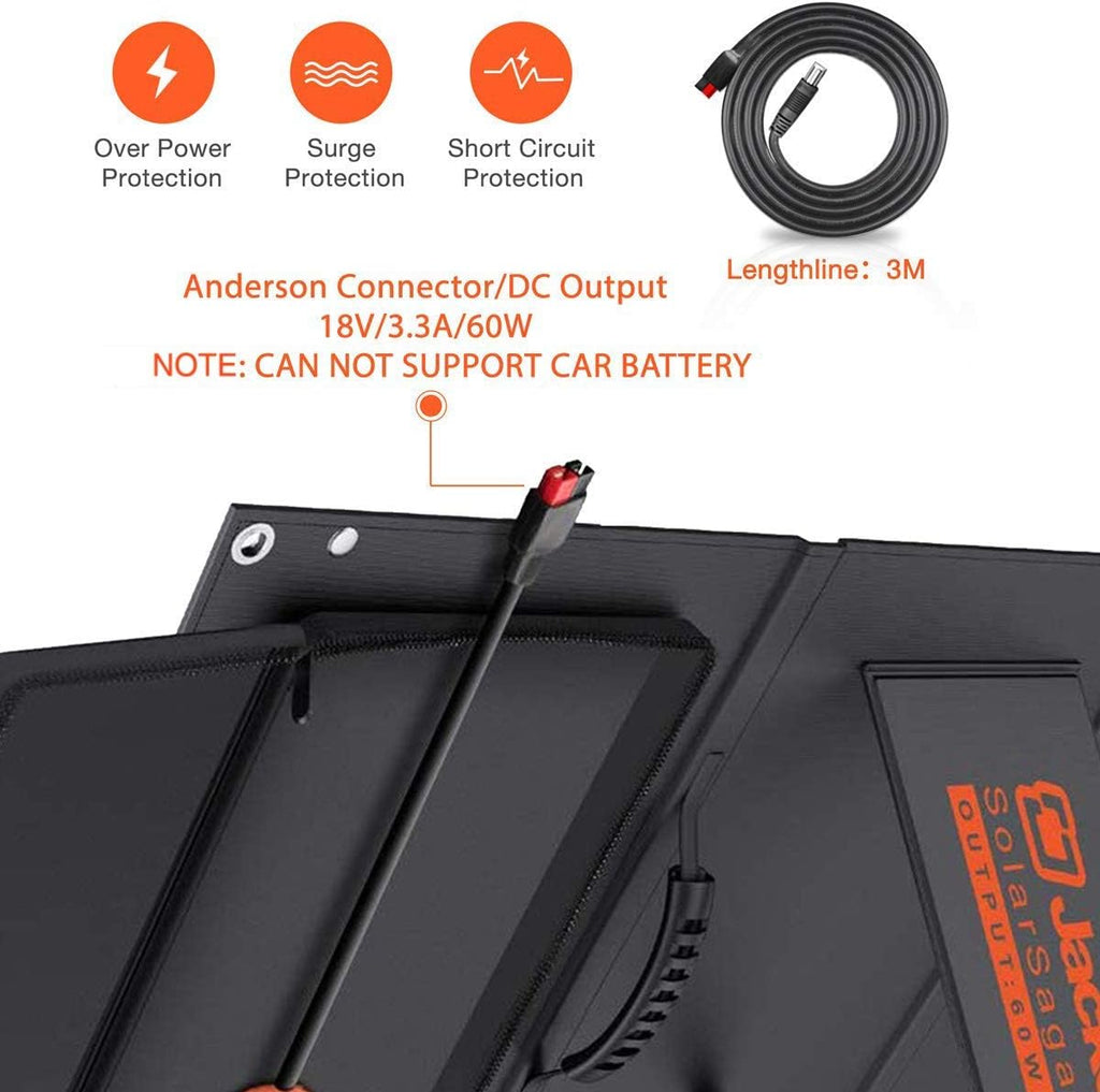 Solar Panel 60W Portable Foldable Solar Charger Q733