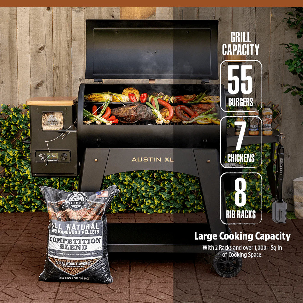 Wood Fired Pellet Grill and Smoker O38548