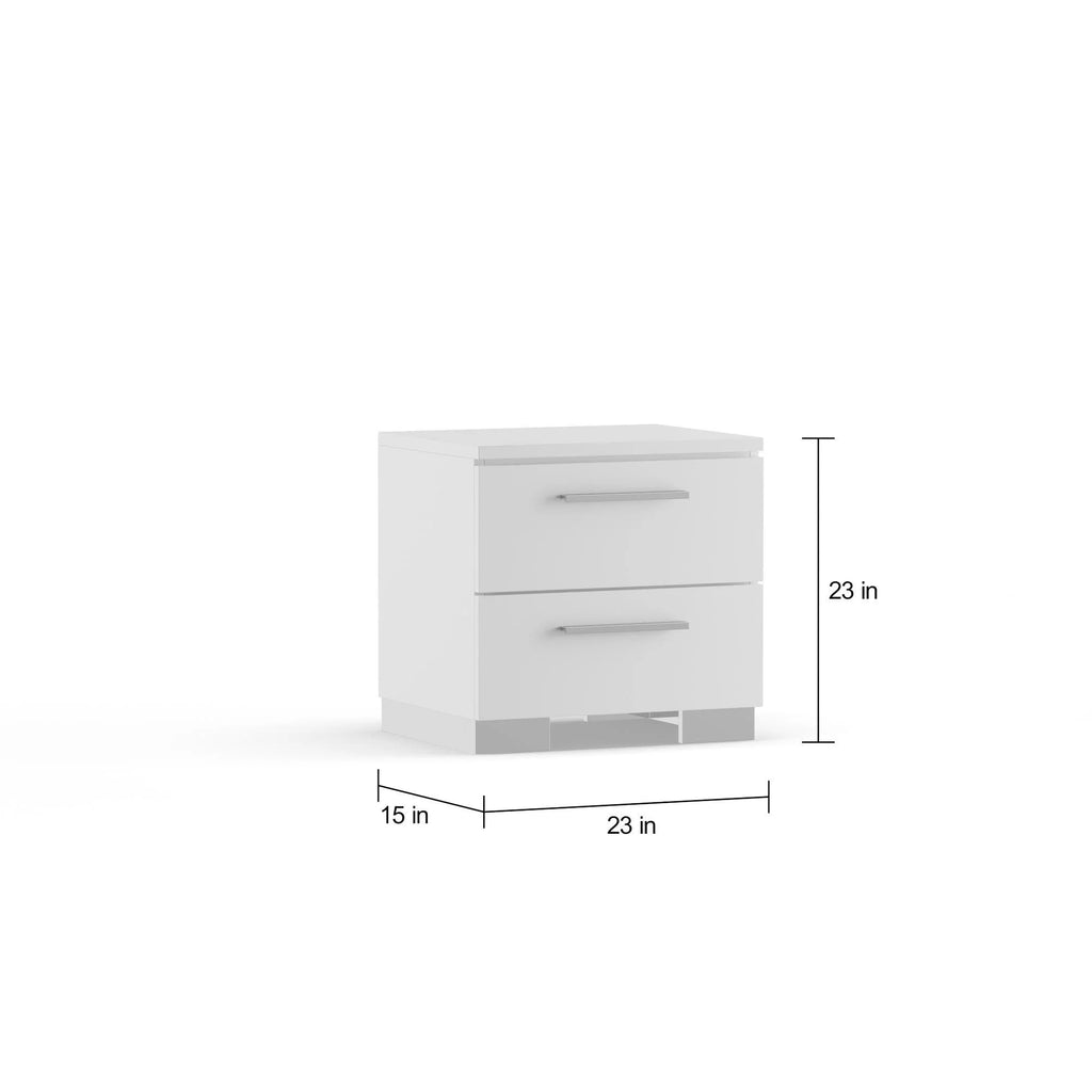 White 3-Piece Full Size Bedroom Set E570343