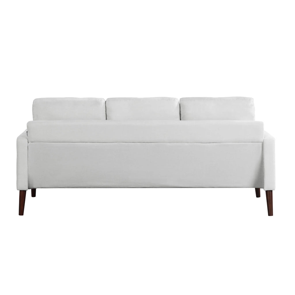 Gray Upholstery Sofa with Side Pocket and USB Power A9527