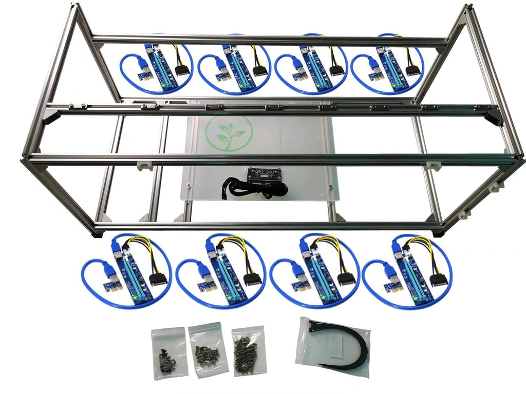 8 PCIe Mining Rig Frame Open Case G823
