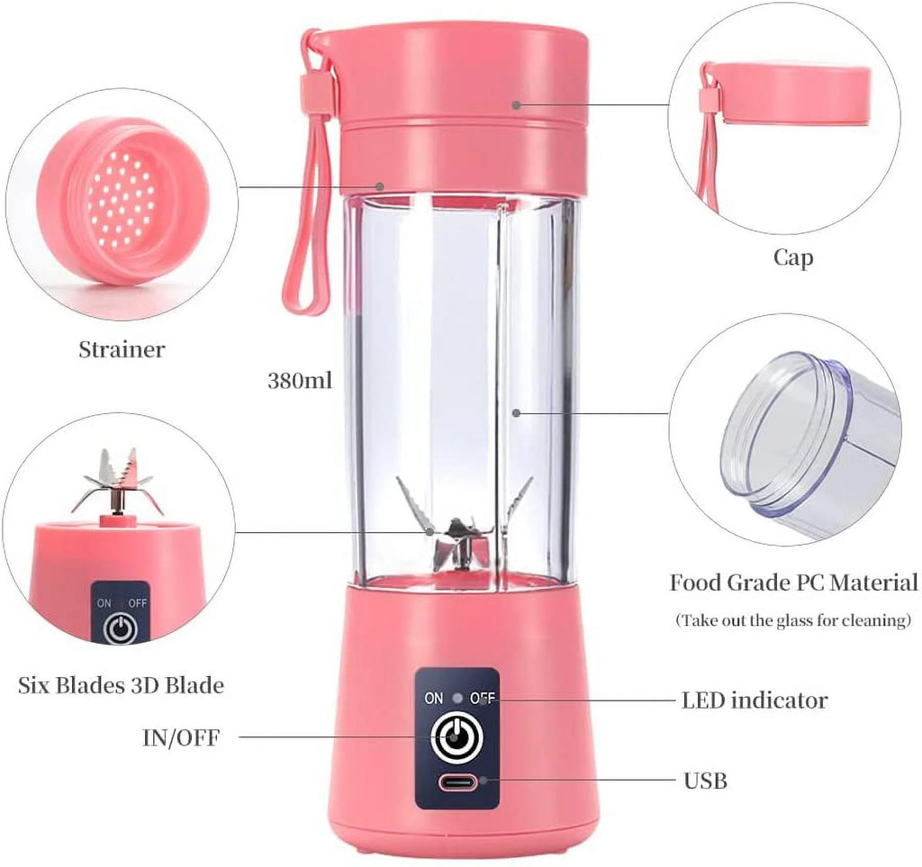 Portable USB Rechargeable Blender 380ml L226492