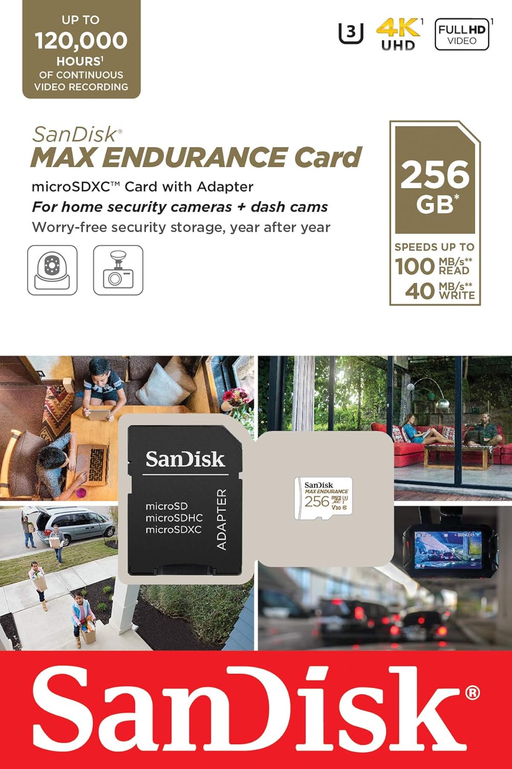 256GB microSDXC Card with Adapter F220534