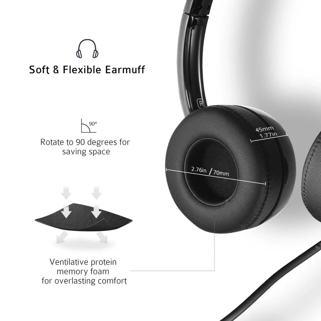 USB Computer Headset with Microphone Noise Cancelling Q5256