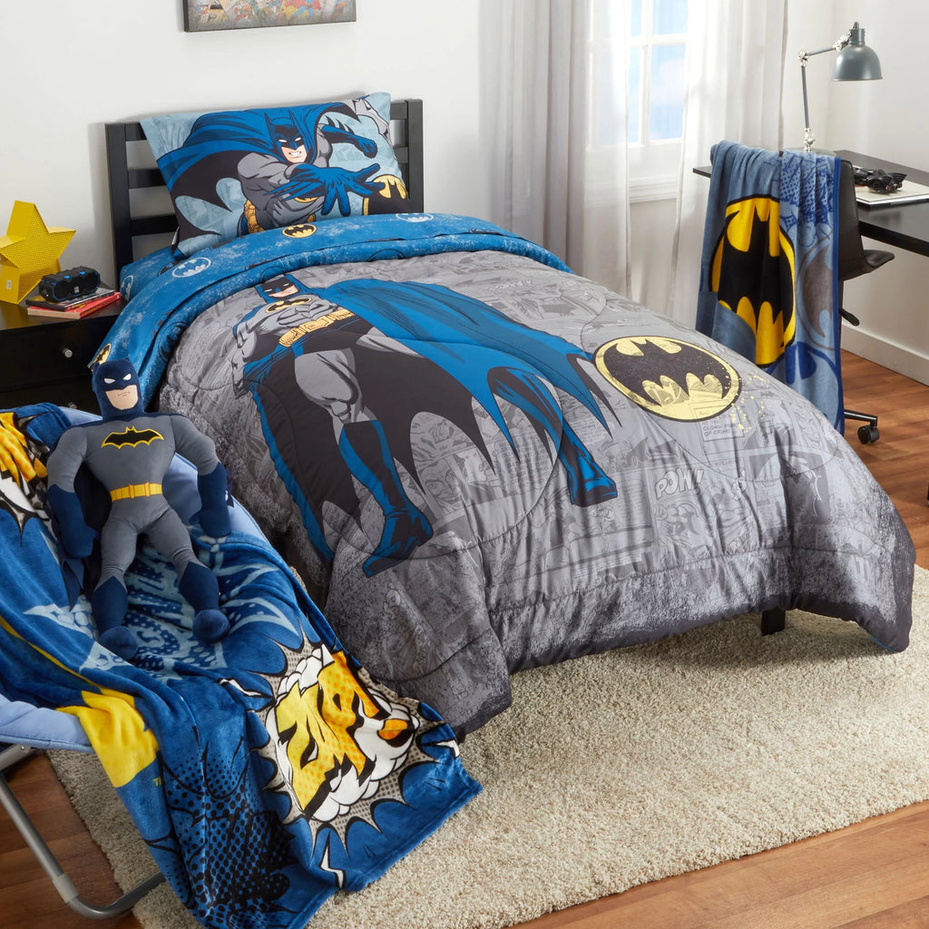 Kids Comforter and Pillowcase 2-Piece Set Twin/Full Reversible V8893