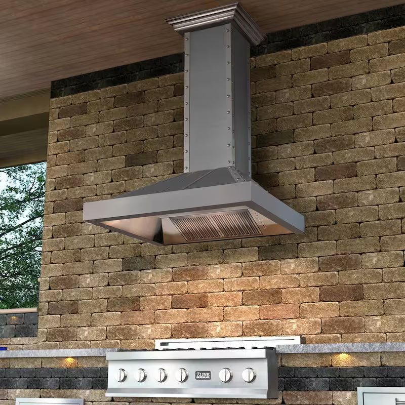 36 in. 700 CFM Wall Mount Range Hood Stainless Steel Q616