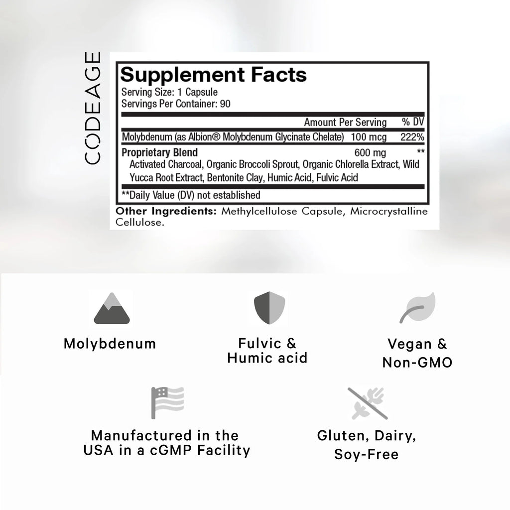 90 ct Charcoal Bentonite Clay Supplement U331
