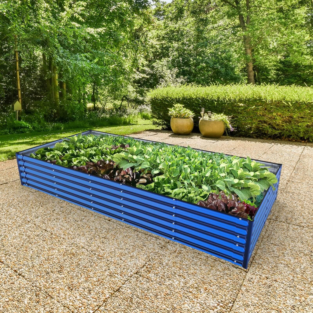 17 Tall Rectangle Raised Garden Bed F9398