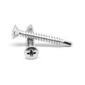 #10-16 x 1 1/4 inch Self Drilling Screw Phillips Oval Head Low Carbon Steel Zinc Plated Pk 3000 X5349