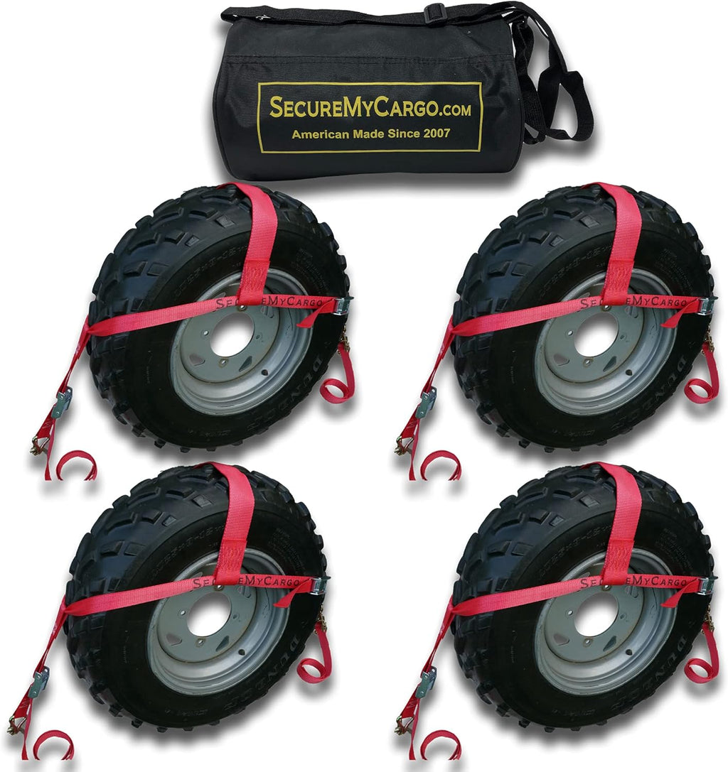Red ATV/UTV/Tractor Wheel Net (4) R562