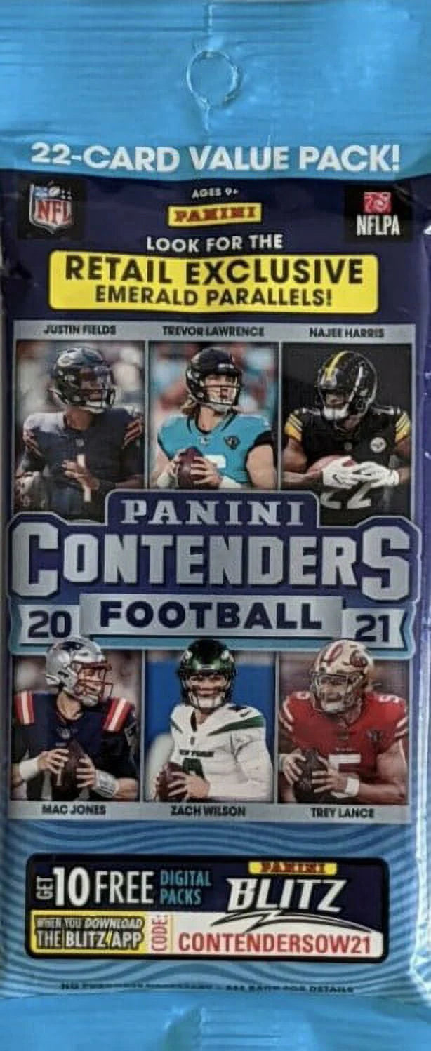2021 Football Trading Card Value Box 12 Packs T648936