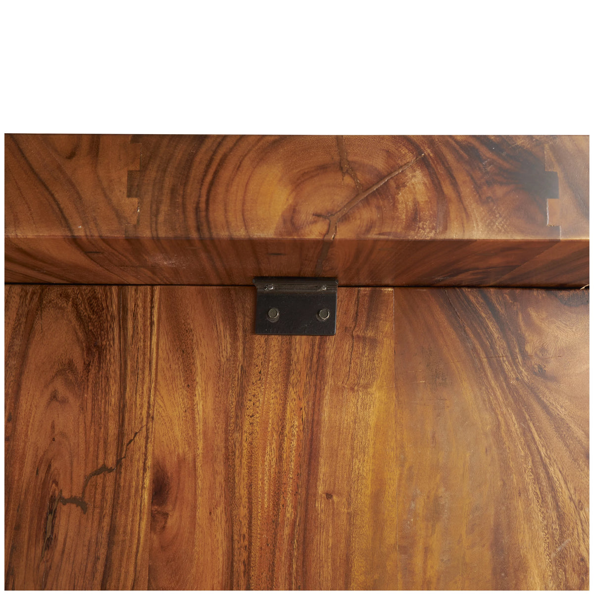 Brown Wood Dining Table with Block Style Base G79111