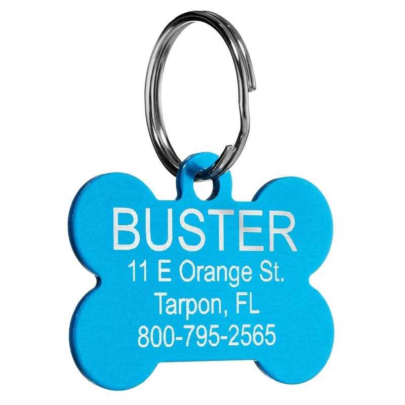 Pet ID Tags in 8 Shapes, 8 Colors, and Two Sizes R51011