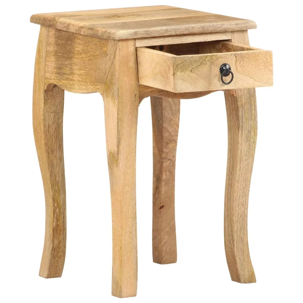 Solid Mango Wood Bed Cabinet V14663