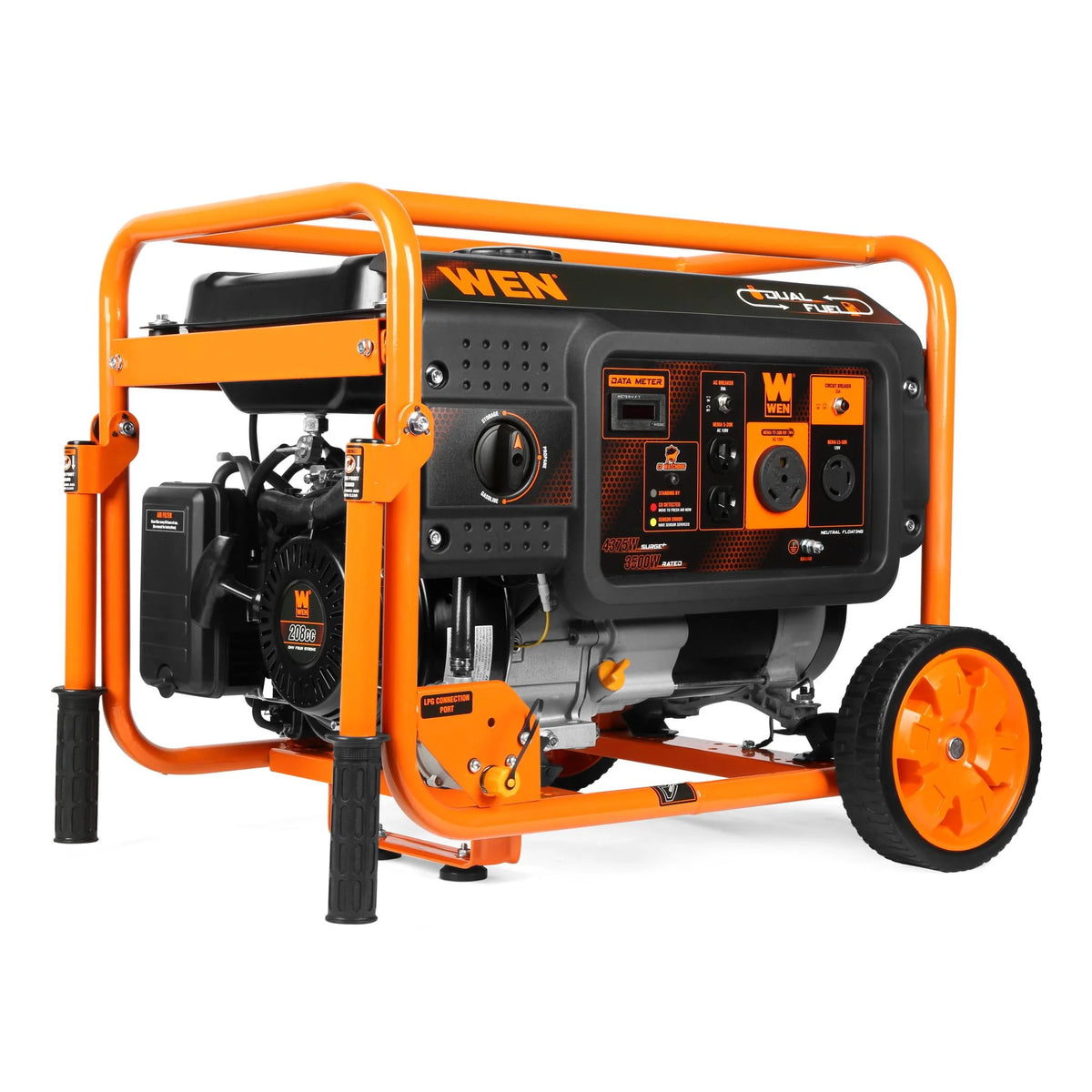 4375-Watt Dual Fuel Portable Generator with Wheel Kit F930
