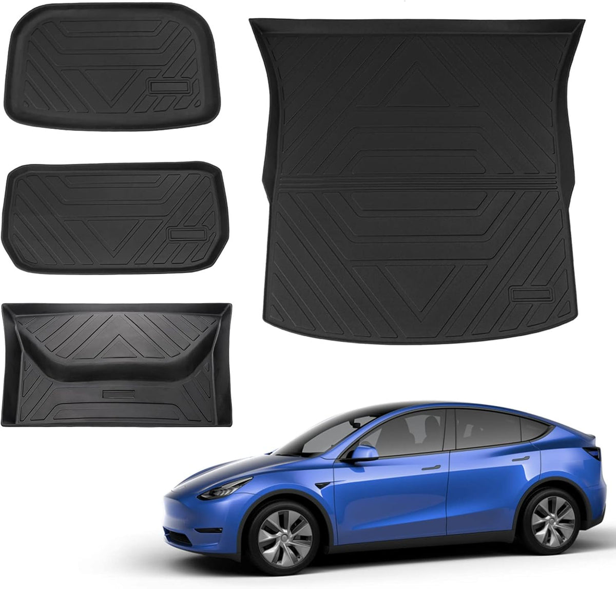Tesla Model Y 3 PCS Trunk Mat Cargo Liners K644