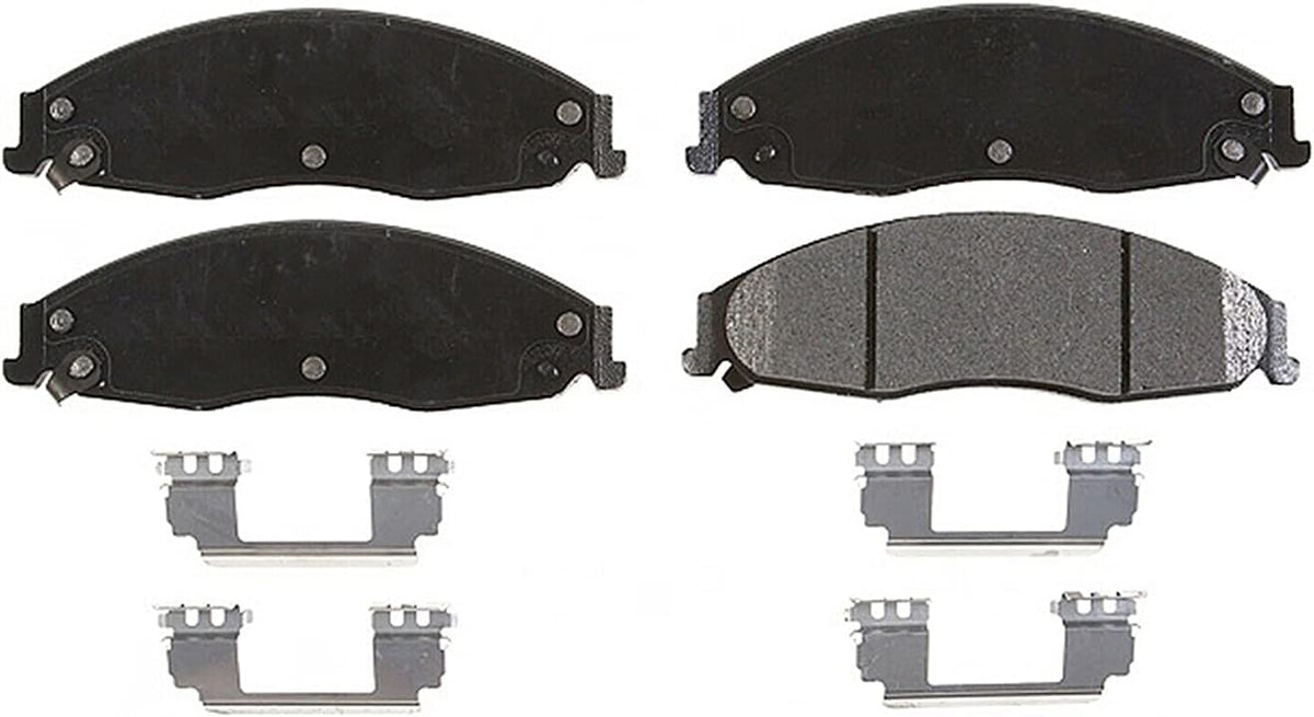 Front and Rear Ceramic Brake Pads 4pc Set Q407875